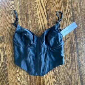 UO Black Corset Top NTW